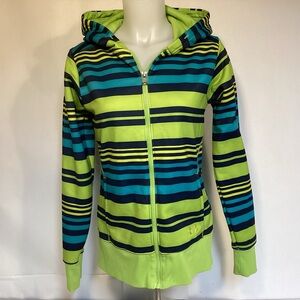 Under Armour Storm Women’s full zip striped hoodie size small
